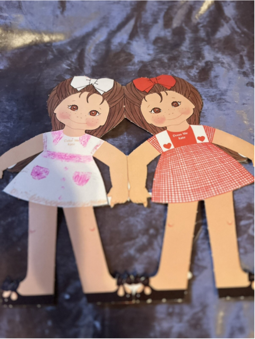 WHITMAN PAPER DOLL KOPY KATE,COLOR ME, DRESS ME. DOLLS ONLY